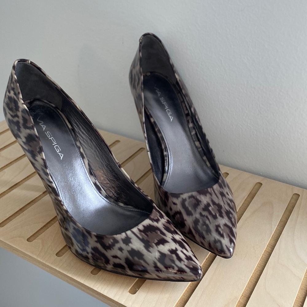 Via Spiga Leopard Heels